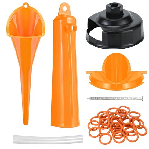 Oil Change Kit Compatible with Harley-Davidson, Complete Motorcycle Oil Change Tool Set with Filter Cap Wrench, Fill Tools & 30Pcs O-Rings in Saudi Arabia