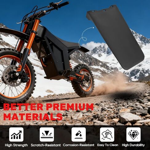 JERBOR Original Rear Fender Seat Mudguard for Tuttio Soleil01 BF GB SF ARC Electric Drit Bike, Duarble Tail Fender Rear Mud Guard Protector With Screws for Tutto Tutti Motorcycle Parts(Rear Fender) in Saudi Arabia