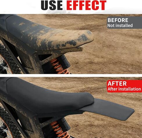 JERBOR Original Rear Fender Seat Mudguard for Tuttio Soleil01 BF GB SF ARC Electric Drit Bike, Duarble Tail Fender Rear Mud Guard Protector With Screws for Tutto Tutti Motorcycle Parts(Rear Fender) in Saudi Arabia
