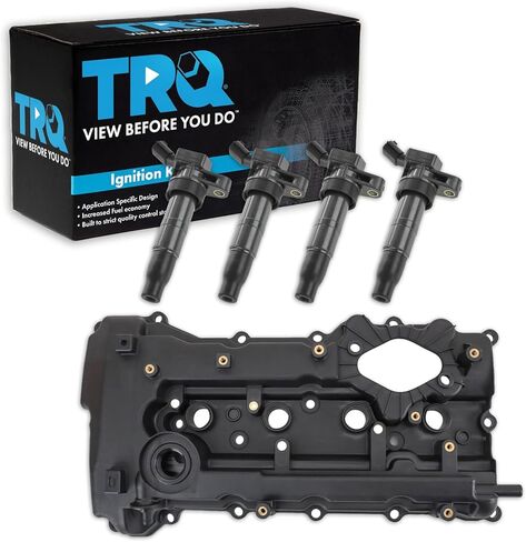 طقم ملف الإشعال TRQ مكون من 5 قطع على القابس متوافق مع 2013-2015 Hyundai Santa Fe Sport 2011-2014 Sonata 2011-2015 Kia Optima 2012-2015 Sorento in Kuwait