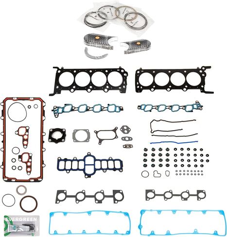 Evergreen SA-5494198038-2 Full Gasket Set Bearings Rings Compatible With/For 09-10 Ford F150 4.6L SOHC 24V in Saudi Arabia