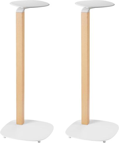ynVISION.DESIGN Wooden Universal Speaker Floor Stands | 2 Pack | Pair | Speakers up to 22 LBS | Compatible with Sonos Era 300 in Saudi Arabia