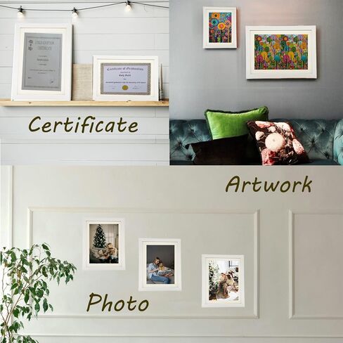 2PCS Kids Art Frames, 8.6x11.6in Front Opening Kids Artwork Frames Changeable Child Artwork Picture Display, Children Storage Frame for Wall, Holds 50pcs Drawings, Craft, White in Saudi Arabia