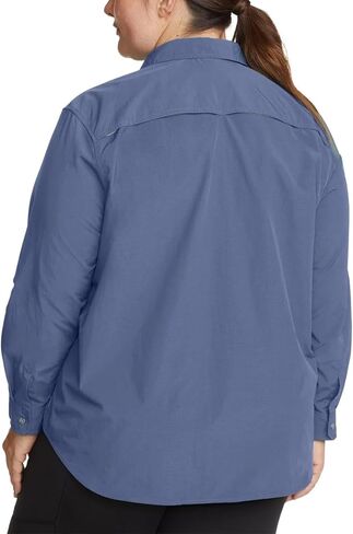 Eddie Bauer Womens Lightweight Long Sleeve Ripstop Mountain Shirt in Kuwait