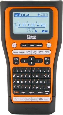 Brother PT-E560BTBP Contractor Kit: P-Touch Handheld Industrial Label Printer with Bluetooth & Dual Auto-Cutter Plus 6 Tapes (up to 24mm Labels) in Kuwait