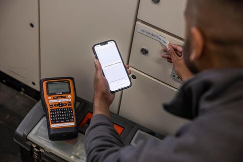 Brother PT-E560BTBP Contractor Kit: P-Touch Handheld Industrial Label Printer with Bluetooth & Dual Auto-Cutter Plus 6 Tapes (up to 24mm Labels) in Kuwait