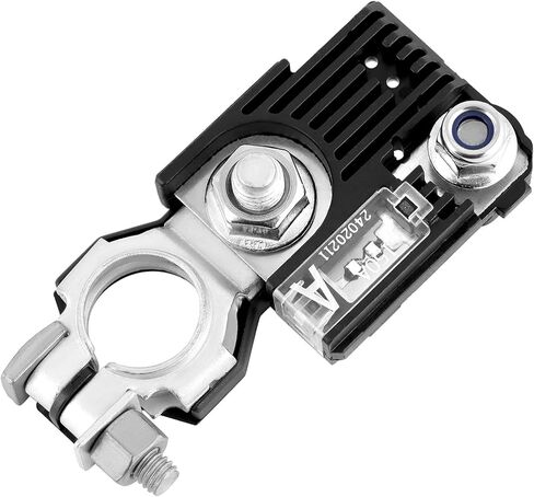 QWORK 150 Amp Battery Fusible Fuselink Fuse with Positive Battery Terminal -Single Pole, M8 & M6 Nut Connections - Replaces 18790-01318 in Saudi Arabia
