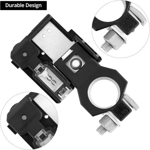 QWORK 150 Amp Battery Fusible Fuselink Fuse with Positive Battery Terminal -Single Pole, M8 & M6 Nut Connections - Replaces 18790-01318 in Saudi Arabia