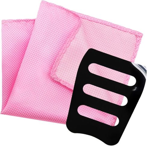 Suit Pocket Squares for Men, Solid Color Mens Handkerchiefs with Holder Mens Pocket Square for Jacket Business Party in Saudi Arabia