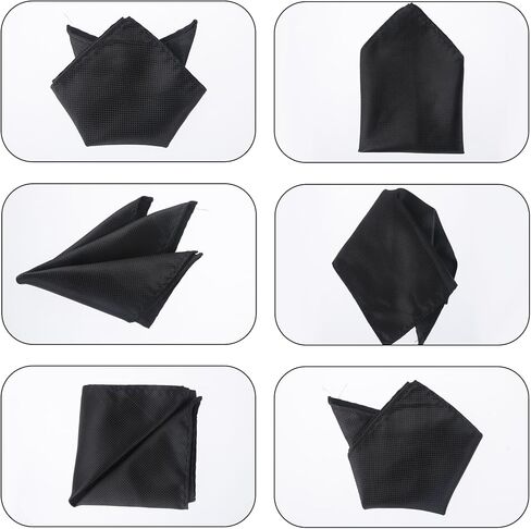 Mens Pocket Square Satin Pocket Square Solid Color Handkerchief Suit Pocket Squares for Business Dinner Wedding in Saudi Arabia
