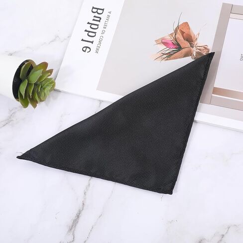 Mens Pocket Square Satin Pocket Square Solid Color Handkerchief Suit Pocket Squares for Business Dinner Wedding in Saudi Arabia