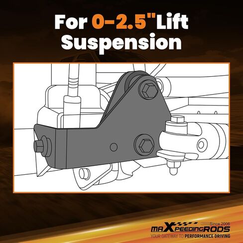 دعامة نقل شريط المسار 0-2.5 بوصة من maXpeedingrods لـ F250 F350 F450 Super Duty 2008-2024، دعامة إسقاط شريط المسار in Kuwait