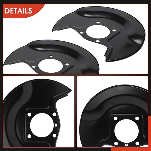 A-Premium Front Driver and Passenger Side Brake Dust Shield Compatible with Honda & Acura Models - Pilot 2009-2015, MDX 2007-2013, ZDX 2010-2013, Set of 2 in Saudi Arabia