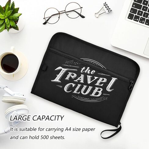 Expanding Filing Folder, Travel Club Funny 13 Pockets Expandable File Folders with Sticky Labels, A4 Letter Size Paper Document Organizer for Office School Boys in Saudi Arabia