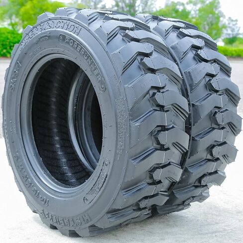 Forerunner SKS-1 Industrial Skid Steer All-Season Tire - 10-16.5 10X16.5 Load Range 12-Ply BSW Black Side Wall, Set of 2 in Saudi Arabia