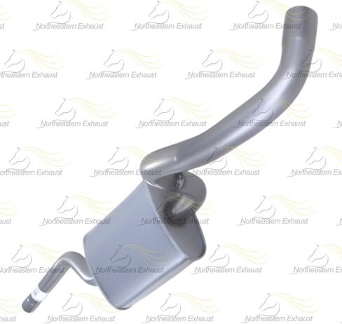 العادم الشمالي الشرقي | أنبوب مرنان العادم الخلفي من الفولاذ المقاوم للصدأ متوافق مع Ford Escape 2013-2019 2.0L | فورد إسكيب 2013-2019 2.5 لتر | أكمام مجانية متضمنة | قطع غيار السيارات in Kuwait
