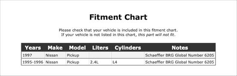 Rear Drive Shaft Bearing Compatible With Nissan Pickup 2.4L L4 1997 1996 1995 P-4502267 in Saudi Arabia