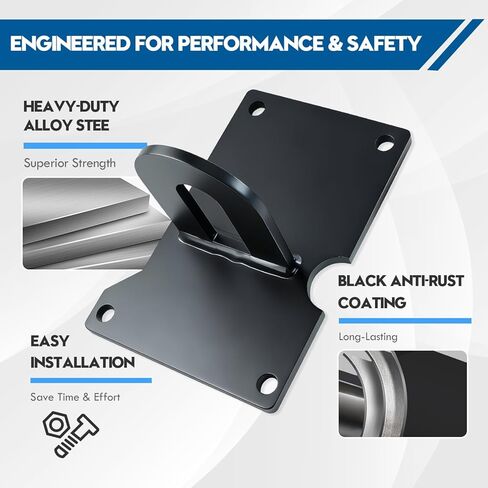 Ford 6.0 Engine Lift Bracket, Engine Motor Lifting Bracket for Ford 6.0 Powerstroke, Heavy Duty Alloy Steel Construction with Black Anti-Rust Coating , Secure & Stable Hoist Plate in Kuwait