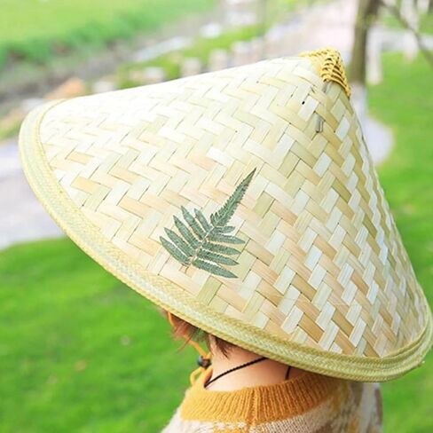 2Pcs Braided Straw Hats for Outdoor Use Brim Sun Blocking Caps Farmer Hats for Rain Protection for Garden Decor in Saudi Arabia