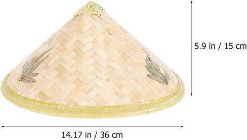 2Pcs Braided Straw Hats for Outdoor Use Brim Sun Blocking Caps Farmer Hats for Rain Protection for Garden Decor in Saudi Arabia