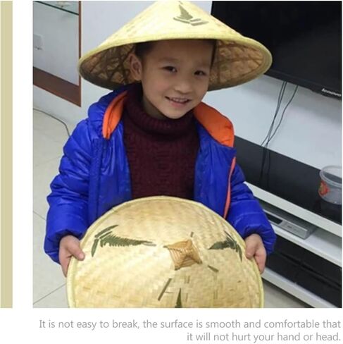 2Pcs Braided Straw Hats for Outdoor Use Brim Sun Blocking Caps Farmer Hats for Rain Protection for Garden Decor in Saudi Arabia