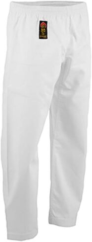 ProForce Gladiator 8oz Karate Pants w/Elastic Waist - White - Size 6 in Saudi Arabia