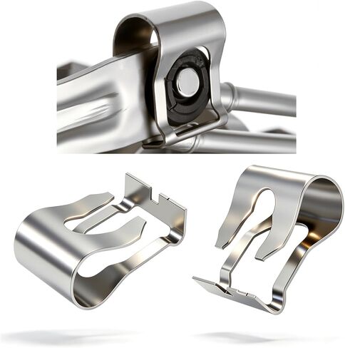 قطعتان من مشابك البطانات لربط ممسحة الزجاج الأمامي للسيارة، محرك ممسحة الزجاج الأمامي للسيارة ومشابك الربط توفر تثبيتًا مضادًا للانفصال، ومشبك إصلاح وصلات تجميع ممسحات السيارات in Kuwait