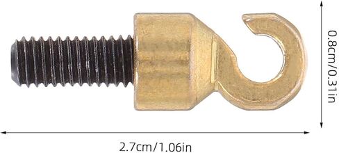 Retro Clock Weight: Replacement Shell Hook and Nut Essential Repair Parts for Vintage Grandfather Clocks Replacement Accessories M5 in Saudi Arabia