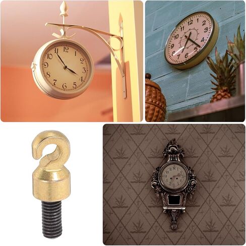 Retro Clock Weight: Replacement Shell Hook and Nut Essential Repair Parts for Vintage Grandfather Clocks Replacement Accessories M5 in Saudi Arabia