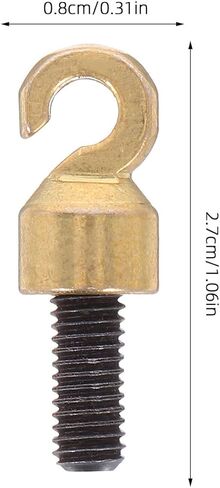 Retro Clock Weight: Replacement Shell Hook and Nut Essential Repair Parts for Vintage Grandfather Clocks Replacement Accessories M5 in Saudi Arabia