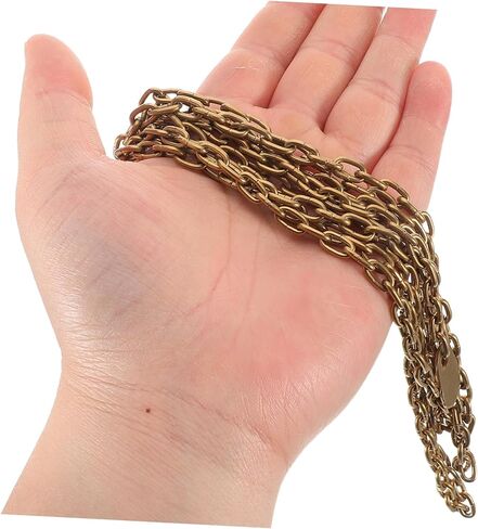 Cabilock قوي وزن سلسلة الصلب لملحقات الساعة الأرضية، استبدال سلسلة البندول الثقيلة لآليات الساعة الميكانيكية الكبيرة، سهل التركيب مناسب لديكور المنزل وDIY in Kuwait