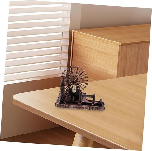 Luxshiny Miniature London Bridge القابل للجمع، ديكور تذكاري كبير عتيق، حرفية معدنية لديكور المكتب والمكتب in Kuwait