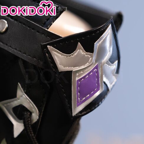 KIRA KIRA Genshin Flins Cosplay Shoes Doki Kyryll Chudomirovich Flins Shoes for Halloween Cosplay Party Song of The Welkin Moon in Saudi Arabia