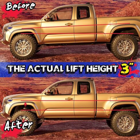 KSP 2" Leveling Kits for Tundra 2007-2026, 2pcs Front Level Lift Spacer Compatible with Toyota Tundra Sequoia 2WD 4WD 2007-2026, 2in Aluminum Suspansion Strut Spacers Fit For Toyota Truck Pickup in Saudi Arabia