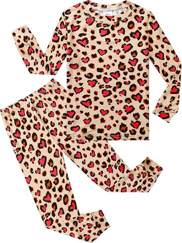 A&J DESIGN Ages 2-10 Kids Bamboo Two-Piece Long Sleeve Pajama Set in Saudi Arabia