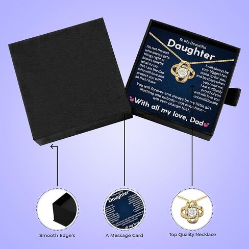 قلادة الأميرة الأب من الأب إلى الابنة هدية من قلادة الحب للأب للفتيات in Kuwait