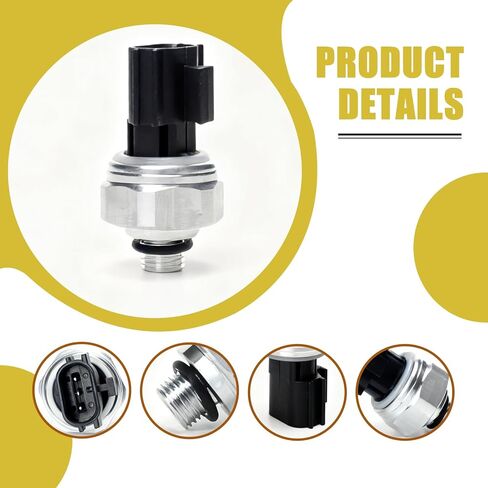 A/C Pressure Switch Relpace# 977211G000 977213K000 97721D2000 Compatible with Santa FE Tucson Azera Elantra Sonata Accent Sorento Sedona Optima, Solve HVAC Conditioning Pressure/Cooling in Kuwait