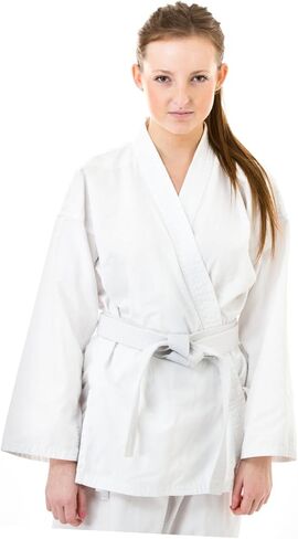 minkissy Unisex Adult Karate Uniform Set for Taekwondo Training Lightweight Fabric Includes Belt Comfortable Fit for Martial Arts Practice in Saudi Arabia