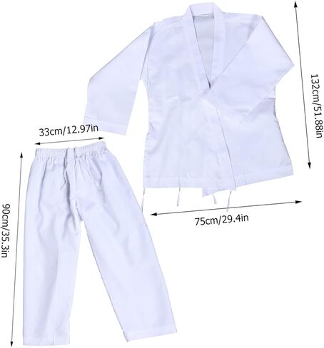 Baluue Adult Taekwondo Uniform Set Professional Karate Costume Pants for Training Lightweight Breathable Fabric for Taekwondo Training and Competitions in Saudi Arabia