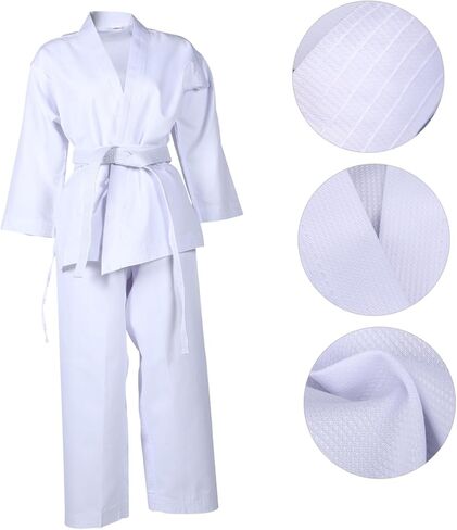 Baluue Adult Taekwondo Uniform Set Professional Karate Costume Pants for Training Lightweight Breathable Fabric for Taekwondo Training and Competitions in Saudi Arabia