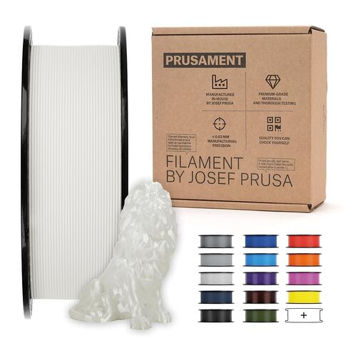 Prusament Pearl Mouse, PLA Filament 1.75mm 1kg Spool (2.2 lbs), Diameter Tolerance +/- 0.02mm in Kuwait