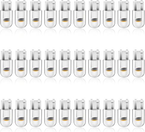 30 قطعة 194 لمبة LED بديلة للسيارة 6000K T10 168 2825 W5W إسفين COB LED أضواء بديلة لمصابيح السيارة 12 فولت لمبات داخلية قبة خريطة باب لوحة ترخيص مجانية (أبيض) in Kuwait