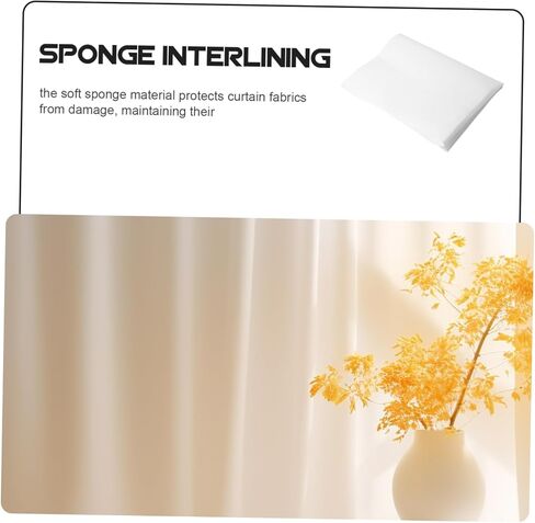 1.5m Lightweight Heat-Activated Adhesive Curtain Lining Cloth Soft Washable for Upholstery Drapery in Saudi Arabia