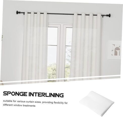 1.5m Lightweight Heat-Activated Adhesive Curtain Lining Cloth Soft Washable for Upholstery Drapery in Saudi Arabia