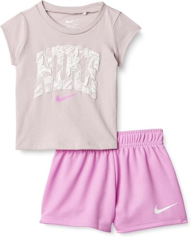 Nike Baby Graphic T-Shirt and Mesh Shorts 2-Piece Outfit Set in Saudi Arabia