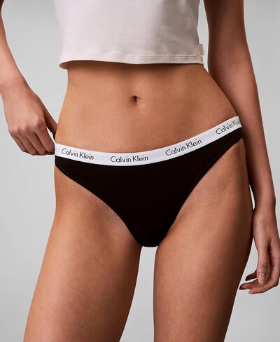 Calvin Klein Carousel Logo Cotton Stretch Bikini Panties, 3 Pack in Saudi Arabia