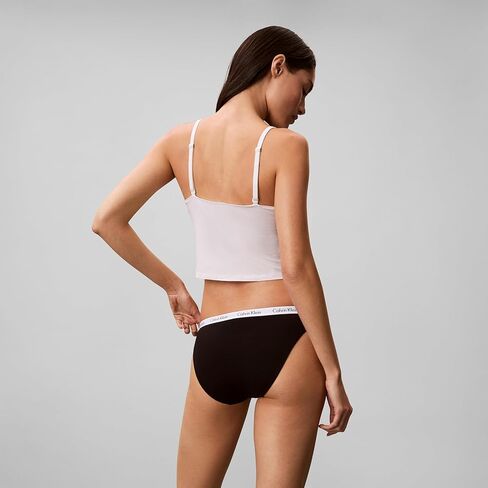 Calvin Klein Carousel Logo Cotton Stretch Bikini Panties, 3 Pack in Saudi Arabia