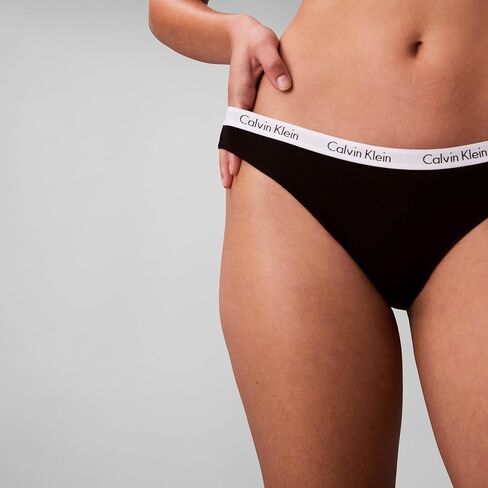 Calvin Klein Carousel Logo Cotton Stretch Bikini Panties, 3 Pack in Saudi Arabia