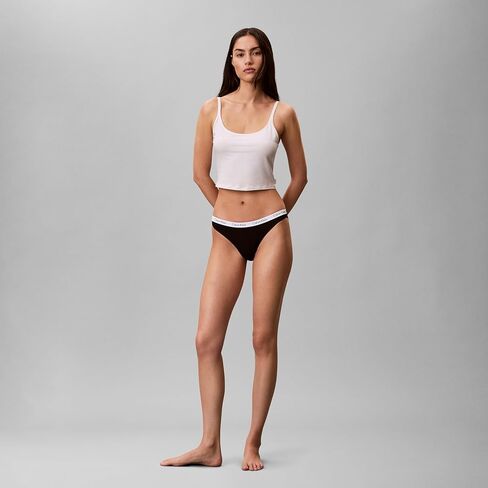 Calvin Klein Carousel Logo Cotton Stretch Bikini Panties, 3 Pack in Saudi Arabia