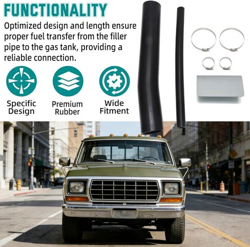 خرطوم حشو خزان الغاز الخلفي لشاحنة فورد F100 F150 F250 F350 1975-1979 | لسلسلة فورد برونكو U 1978-1979 in Kuwait